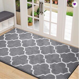 Wayfair Premium Indoor Outdoor, Non-Slip Absorbent, Machine Washable Rug